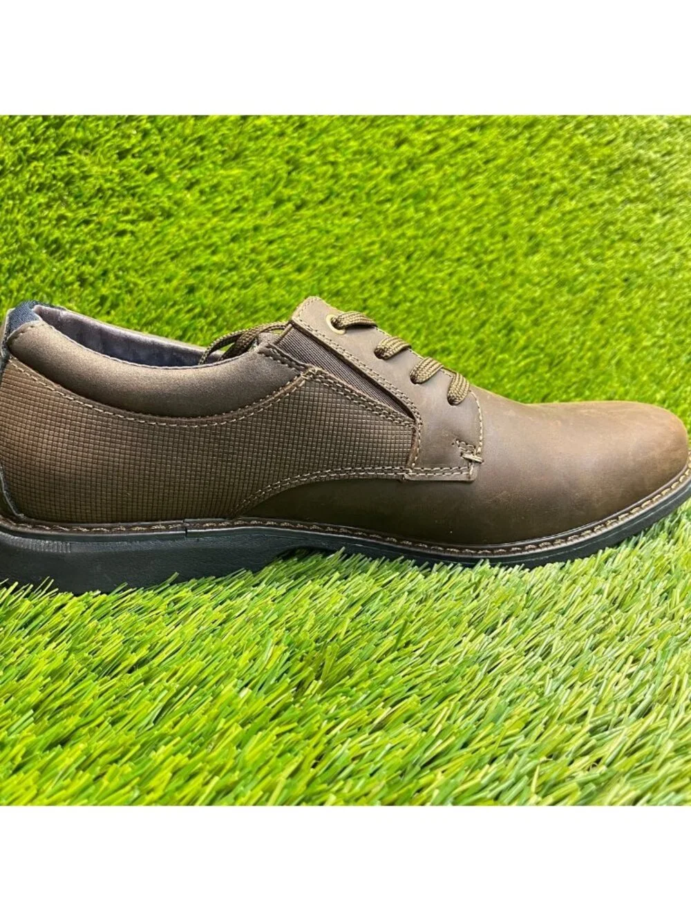 Nunn Bush Otto Mens Size 11 Brown Casual Classic Plain Toe Oxford Dress Shoes
